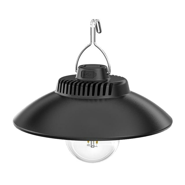 Soidarity Tienda de lámpara Nueva luz de metal colgante con Lámparas recargables de larga duración Herramienta de iluminación para Estufas de camping Luz calida