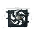 thumbnail image 5 of Agility Auto Parts 6018119 Dual Radiator and Condenser Fan Assembly for Ford Specific Models Fits select: 2005-2014 FORD MUSTANG, 5 of 5