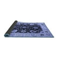 thumbnail image 2 of Ahgly Company Indoor Round Oriental Blue Industrial Area Rugs, 4' Round, 2 of 4