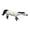 White, variant on 3D Printed Poseable Brown White Horse Animal Statue-Flexible Movable Limbs & Collectible Fantasy Figurine With Black Mane & Tail