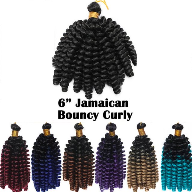 Ombré Moelleux Ressort Torsadé Crochet Extension de Cheveux Synthétiques