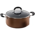 thumbnail image 2 of 7 Piece Aluminum Non-Stick Cookware Set, Dishwasher Safe Pots & Pans, Copper, 2 of 7