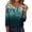 Multicolor-Shirts, variant on Jsaierl Tops for Women 3/4 Sleeve Plus Size Button Up Crew Neck Shirts Dressy Print Petite Blouses Classic Loose Fit Tunic Top S-2XL