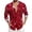 Red, variant on Mens Shirts Carnival Glitter Sequin Print Party Long Sleeve Button Down Top Casual Festival Celebration Comfortable Shirt for Men Red L