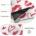 thumbnail image 6 of 5'x7' Area Rugs for Living Room Bedroom, Kiss Marks Washable Rug Carpet Runner Indoor Outdoor, Valentine's Day Lips Print Love Red Vintage Non Slip Floor Mats Area Rug for Kitchen, Nursery, 6 of 8