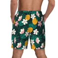 thumbnail image 4 of Uemuo Tropical Fruit Pattern Mens Swim Trunks Quick Dry Board Shorts with Mesh Lining, Stretch Beach Shorts Quick Dry No-Chafing Board Shorts-X-Large, 4 of 9