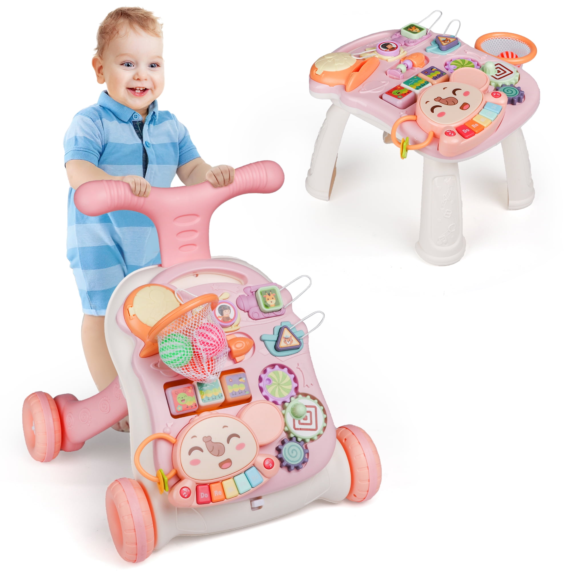 Aufitker Multifunctional SittoStand Baby Walker for Baby, Early