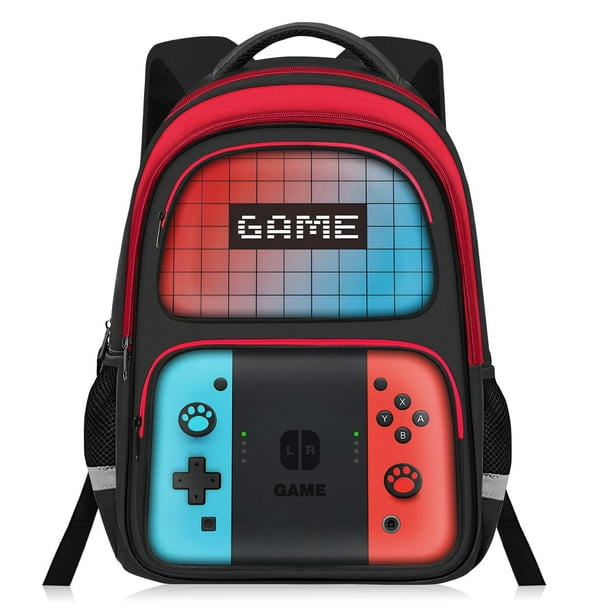 Mochila JIRAIKEI Kids Gamer Boys 6-18 años 17 años de gran capacidad