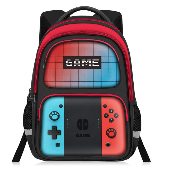 Mochila JIRAIKEI Kids Gamer Boys 6-18 años 17 años de gran capacidad