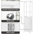 thumbnail image 5 of Kanstar Bathroom Multifunctional Storage Cabinet, White, 12.6'', 5 of 6
