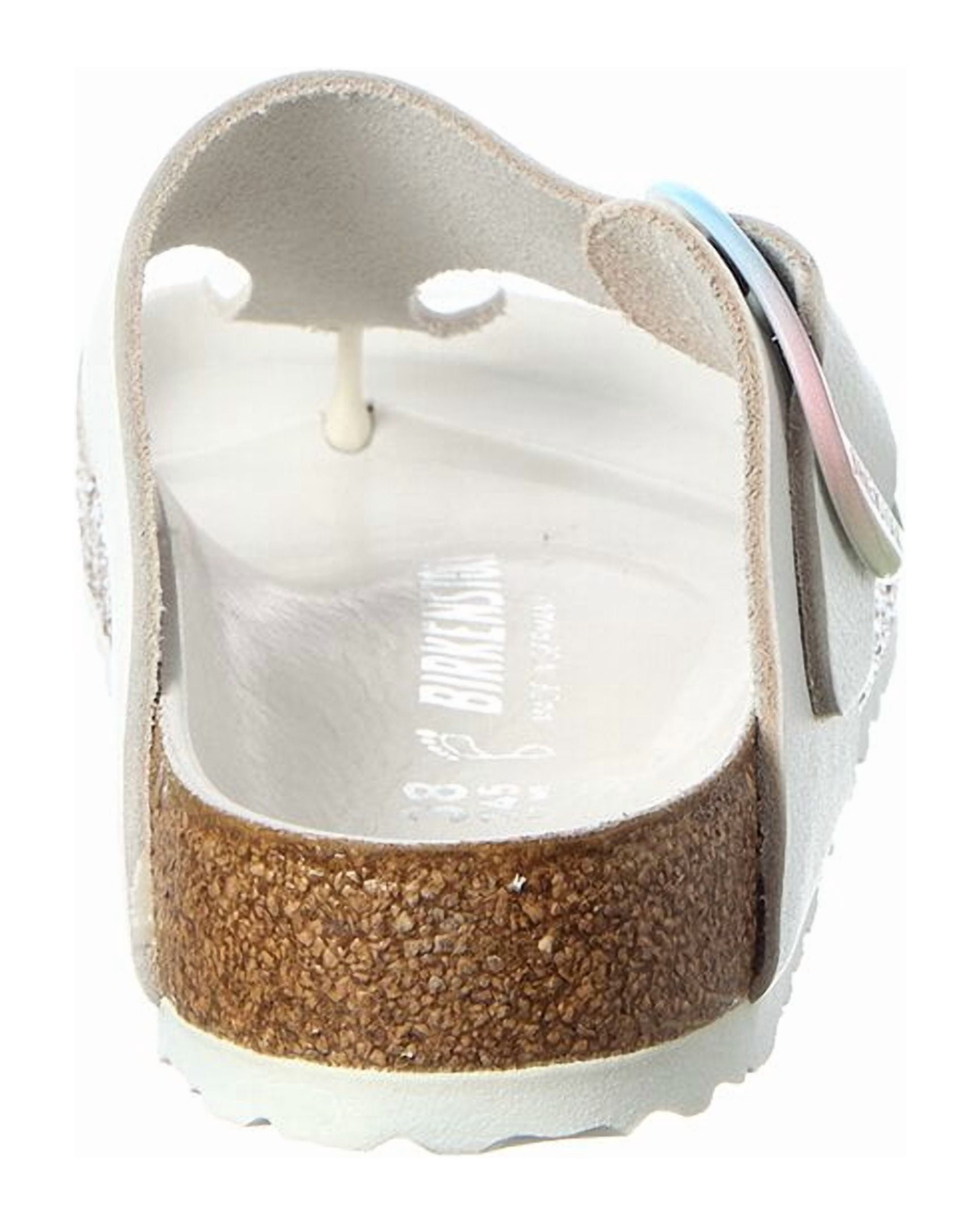 Birkenstock Gizeh Big Buckle Leather Sandal, 37, White