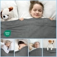 thumbnail image 3 of Alanda Cooling Blanket for Hot Sleepers, Q-MAX>0.5 Double-Sided Cooling Fiber Summer Blanket Throw Size, Black, 51" x 67", 3 of 8