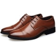 thumbnail image 1 of Xishao Hombres Casual Cuero Oxfords Negocio Trabajo Mocasines Zapatos para Caminar Mocasines Barcos de Moda Xishao ropa, 1 of 2