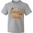 thumbnail image 3 of Inktastic I'm Grateful for my Family in Orange with Fall Leaves Youth T-Shirt, 3 of 5