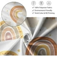 thumbnail image 4 of 72x72 Inches Boho Cartoon Rainbow Kids Shower Curtain Mid Century Abstract Clould Modern Minimalist Fabric Shower Curtains for Childen Bathroom Decor Set Waterproof with Hooks, 4 of 5