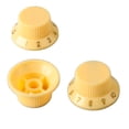 thumbnail image 1 of Guitar Knobs, 3 PCS Clear Lettering Guitar Potentiometer Knobs Electric Guitar Volume Control Knob Replacement For Electric Guitar Bass, 1 of 8