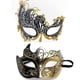 thumbnail image 4 of Máscara de mascarada de Metal para pareja, máscaras venecianas, disfraz de Halloween, máscara de Mardi Gras, traje de pareja romana, 4 of 4