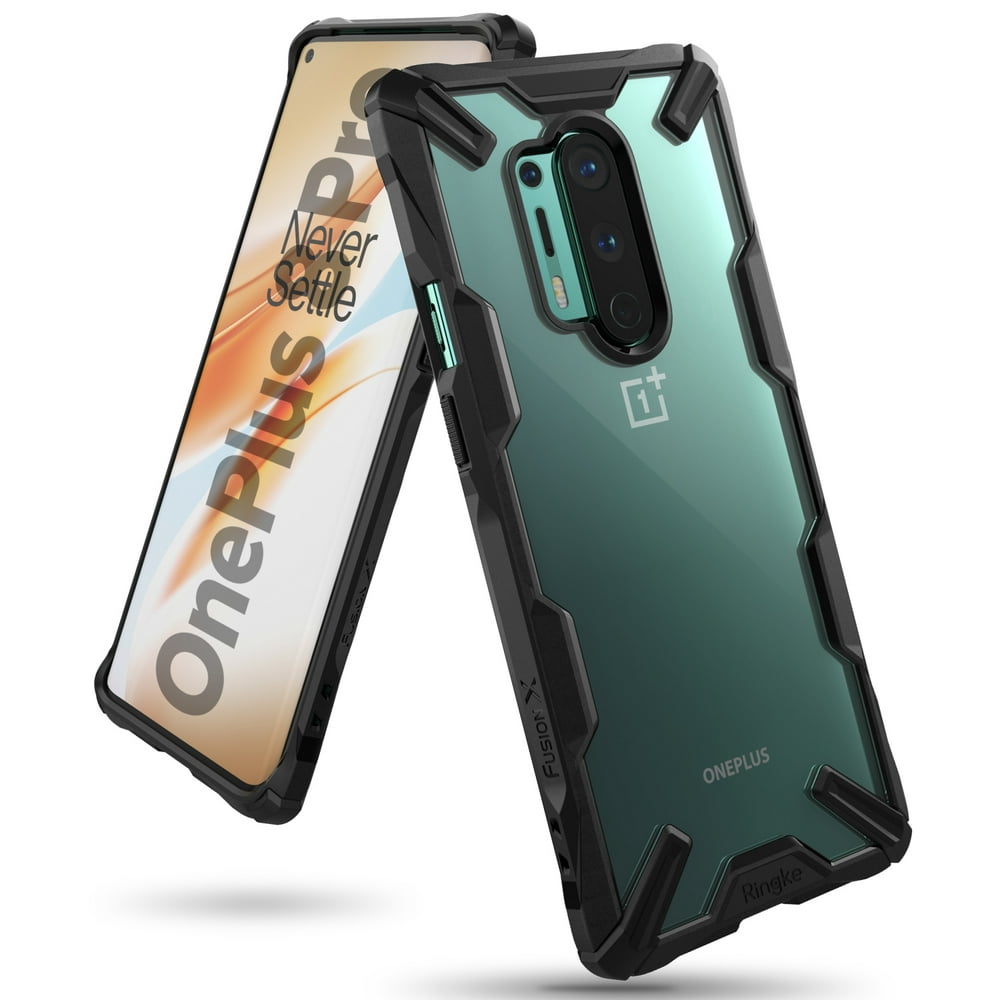 OnePlus 8 Pro Case, OnePlus 8 Pro Cover, Ringke [FusionX] Black