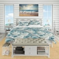 thumbnail image 2 of Designart 'Great Wave inspiration' Coastal Pattern Duvet Cover Set, 2 of 4