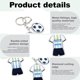 thumbnail image 3 of YanonmyfdSoccer Fan Keychain, World Cup 2026 Merchandise Soccer Keychain, Argentina Soccer Gifts for Football Viewing Parties, 2-Piece Set for Sports Memorabilia Collectors, 3 of 7