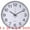 White, variant on Unique Bargains Silent Non-Ticking Wall Clock with Big Numbers Red