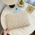 thumbnail image 7 of JINZJ Floral Laptop Sleeve Quilted Laptop Case For 11 Inch Laptop Tablet (blue), 7 of 7