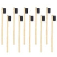 thumbnail image 1 of Cepillos de dientes de bambú para niños SEVENHEAD, 10 piezas, cerdas suaves, 1 of 6