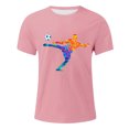 thumbnail image 3 of LUOGENLI T-shirts pour Hommes T-shirts d'Été de Rue Extérieure à Manches Courtes Col Rond t-Shirt de Football Violent Tir T-shirts Amusants Graphiques Pâques L, 3 of 5
