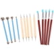thumbnail image 1 of 14PCS Polymer Pottery Clay Sculpting Modelling Sit Ball Stylus Nail Art Dotting Tools Rubber Tipped, 1 of 5