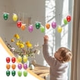 thumbnail image 4 of Ensemble de 12 Décorations d'Œufs de Pâques en Plastique / Décor d'Œufs de Pâques Suspendus Réutilisables pour Usage Intérieur et Extérieur / Décorations de Table de Pâques, Fournitures pour Chasse aux Œufs de Pâques et Décoration de Fête de Vacances, 4 of 8
