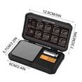thumbnail image 3 of Iumwxz Mini Pocket Jewelry Scale Electronic Gram Measure Precise Portable Toolbox Baking Herbs Weighing Kitchen Digital Small Item Gift Black, 3 of 6