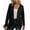 Black, variant on jinghuiyue Womens Cardigans V Neck Long Sleeve Loose Cardigan Button up Ribbed Outwear Jacket with Pockets M