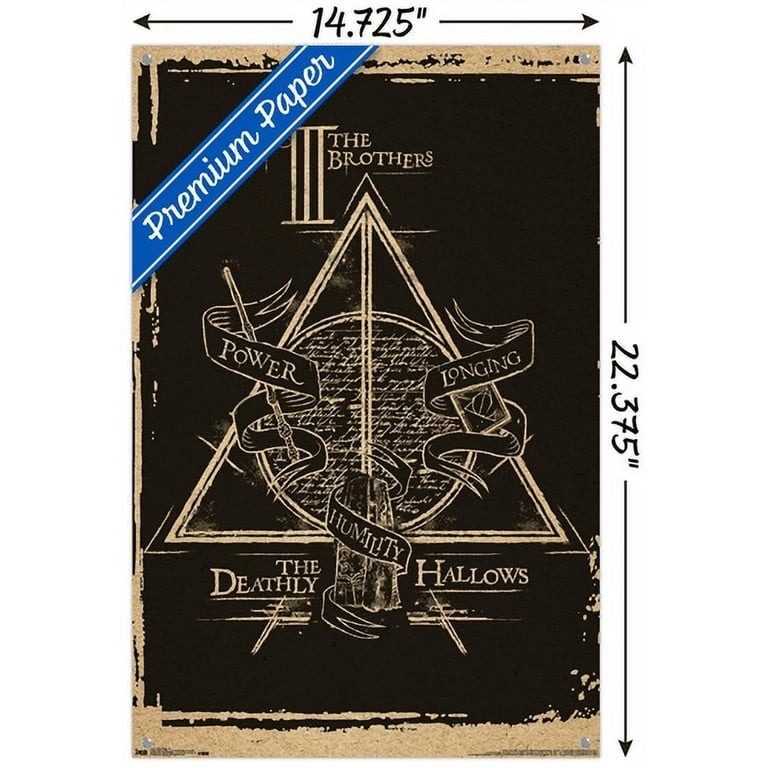 Harry Potter - Deathly Hallows - The Brothers - Symbol Wall Poster