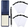 thumbnail image 1 of Set de soporte para bloc de notas de bolsillo Outus con cuaderno de cuero y bolígrafo, 1 of 6