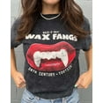 thumbnail image 4 of Wack-O-Wax FANGS Black Mineral Wash Tee, 4 of 5