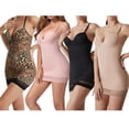 thumbnail image 4 of Body moldeador con tirantes para mujer, falda moldeadora con sujetador, falda inferior, camisón de nailon para mujer, 4 of 9