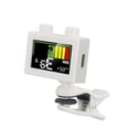 thumbnail image 4 of HILABEE Guitar Tuner Professional 360 degree Rotatable Adjustable LCD Display Portable white, 4 of 8