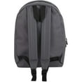 thumbnail image 4 of Trail Maker 24 Pack of Bulk Wholesale Basic and Classic 17 Inch Backpacks with Front Accessory Pocket, Dual Zipper Closure and Padded Adjustable Shoulder Straps for Travel in Gray, 4 of 7