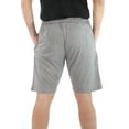 thumbnail image 3 of At the Buzzer Men's Pajama Shorts with pockets (Grey Melange, XX-large), 3 of 3