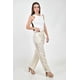 thumbnail image 2 of Pantalon de lino con detalle lateral Roman Fashion /Juvenil, 9204 (Arena) beige CH, 2 of 5