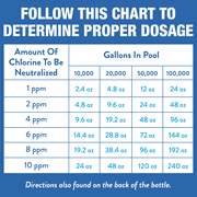 Dohenys Chlorine Neutralizer for Swimming Pools & Spas, Granular Sodium Thiosulfate Reduces High Chlorine, 2.25 lb