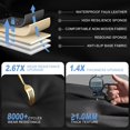 thumbnail image 2 of HQBQBUG Seat Covers Custom Fit for Dodge Avenger 2008-2014 Full Set Faux Leather Waterproof Universal Car Seat Covers Black,Full Set(2 Row 5 Seats), 2 of 10