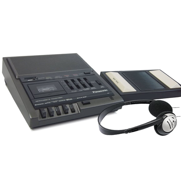 Transcriptor de microcasete Panasonic RR930 con auriculares