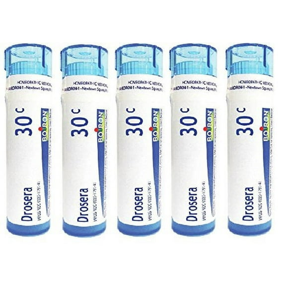 Boiron Drosera Rotundifolia 30C, Homeopathic Medicine for Coughing (Pack of 5)