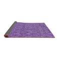 thumbnail image 2 of Ahgly Company Indoor Rectangle Solid Purple Modern Area Rugs, 7' x 10', 2 of 4
