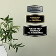 thumbnail image 3 of Fancy Please Help Yourself To A Beverage Sign (Black Gold) - Medium, 3 of 5