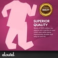 thumbnail image 4 of Elowel Pajama Set for Women and Men 2 Pack 100% Cotton Adult PJs Light Pink Size XL, 4 of 7