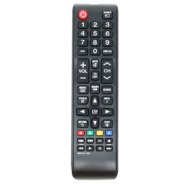 Télécommande de Remplacement PN51F5300BF pour Samsung TV - Compatible avec la Télécommande de BN59-01199F Samsung TV