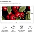 thumbnail image 2 of Cherry Elegant Chiffon Silk Hair Scarves - Lightweight and Breathable - 180*73 Size - Stylish Accessory for Women, 2 of 6