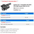 thumbnail image 2 of Ignition Coil - Compatible with 2009 - 2015 GMC Savana 4500 6.0L V8 2010 2011 2012 2013 2014, 2 of 2